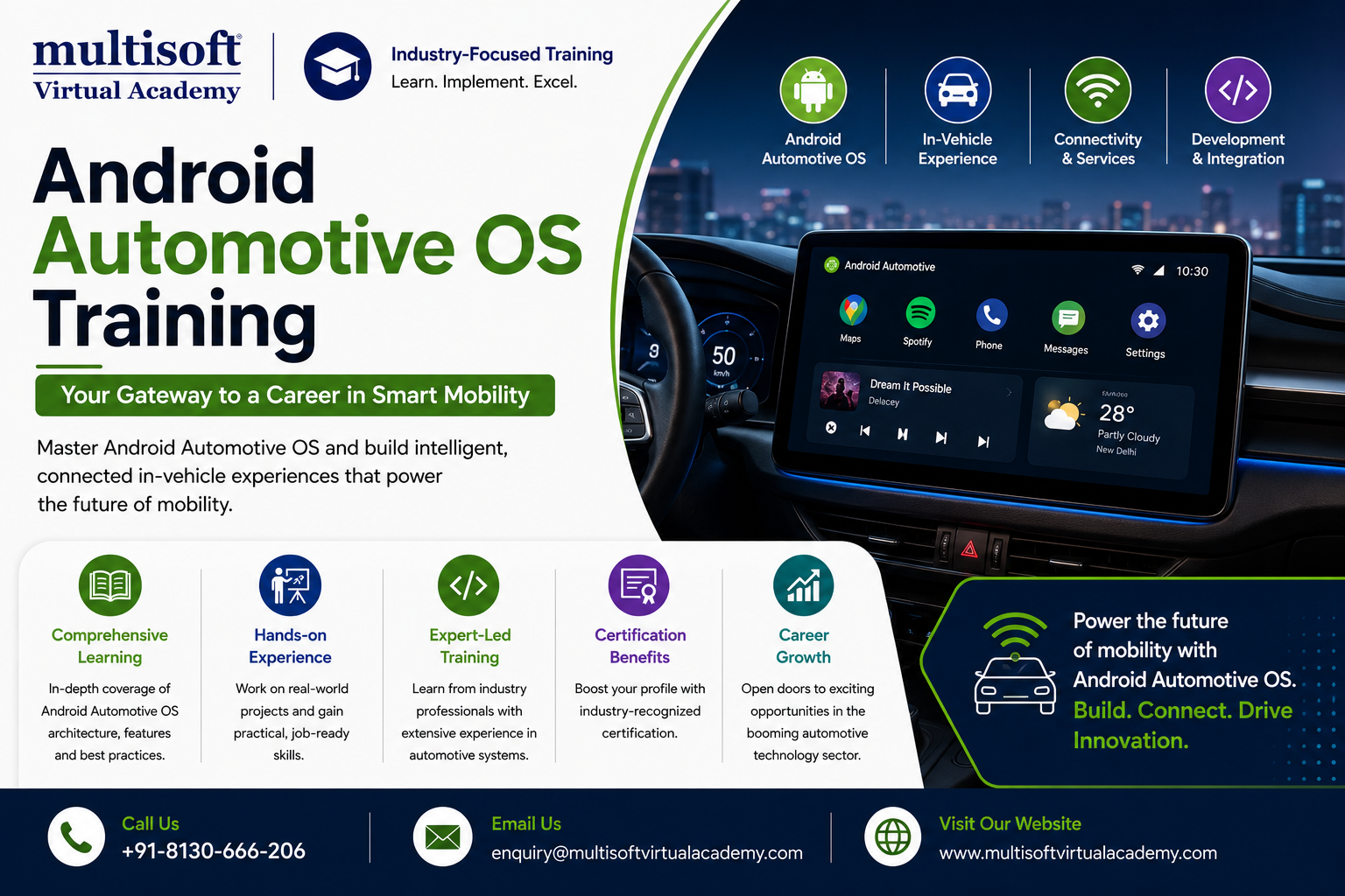 Android Automotive OS Training - Your Gateway to a Career in Smart Mobility