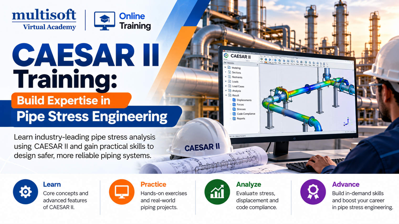 CAESAR II Training: Build Expertise in Pipe Stress Engineering