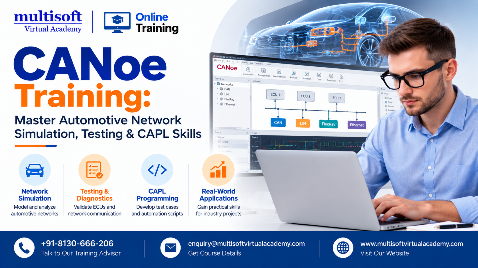 CANoe Training: Master Automotive Network Simulation, Testing & CAPL Skills