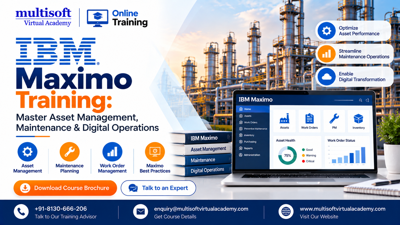 IBM Maximo Training: Master Asset Management, Maintenance & Digital Operations