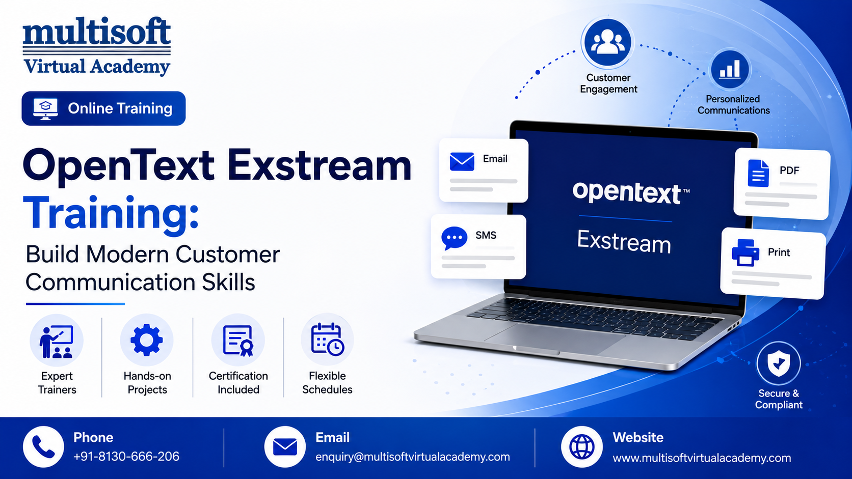 OpenText Exstream Training: Build Modern Customer Communication Skills
