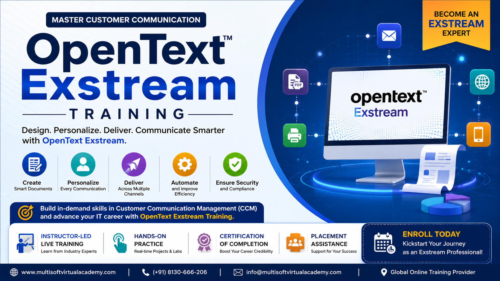 OpenText Exstream : Build Expertise in Customer Communication Management
