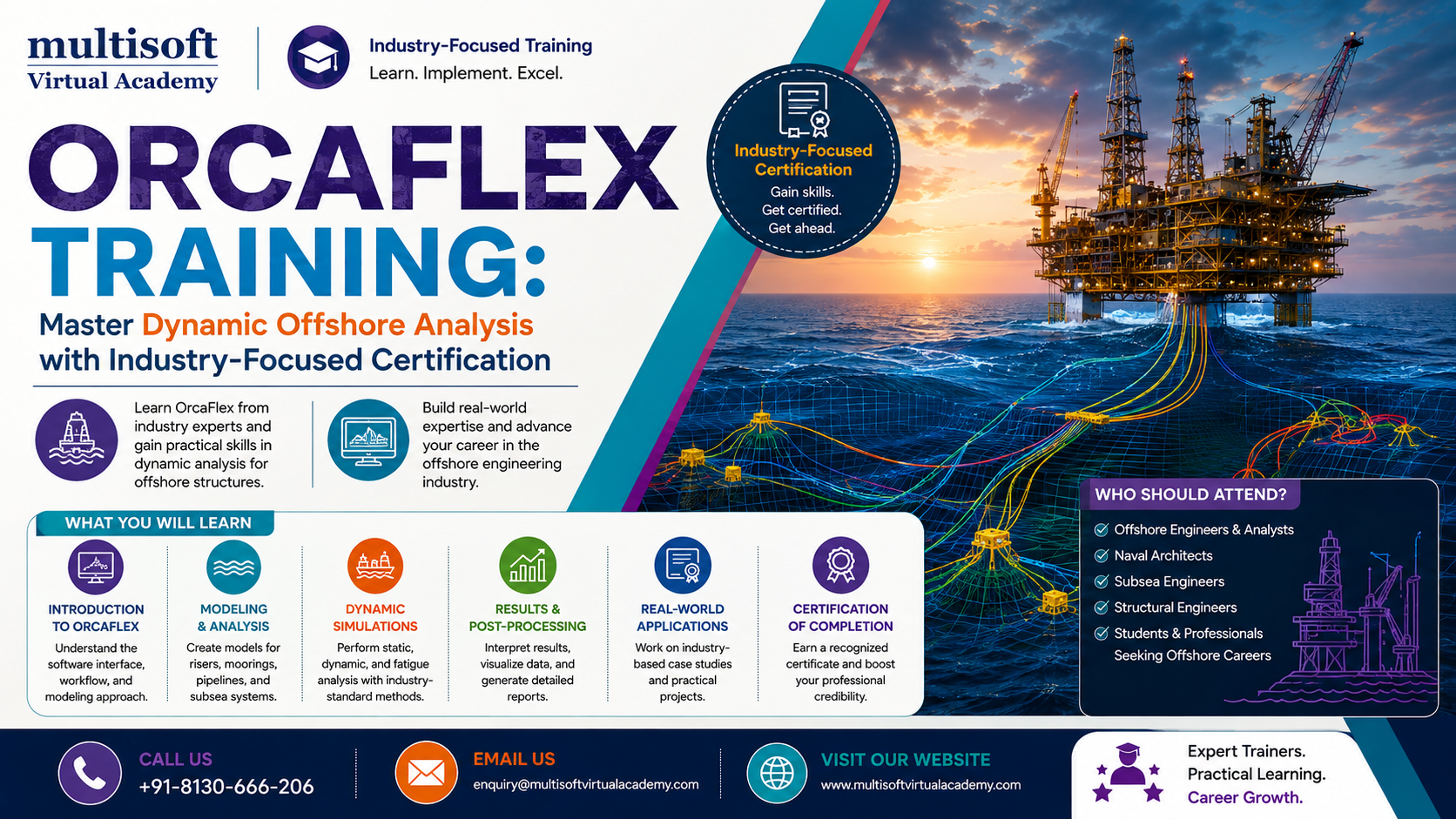 Orcaflex Training: Master Dynamic Offshore Analysis with Industry-Focused Certification
