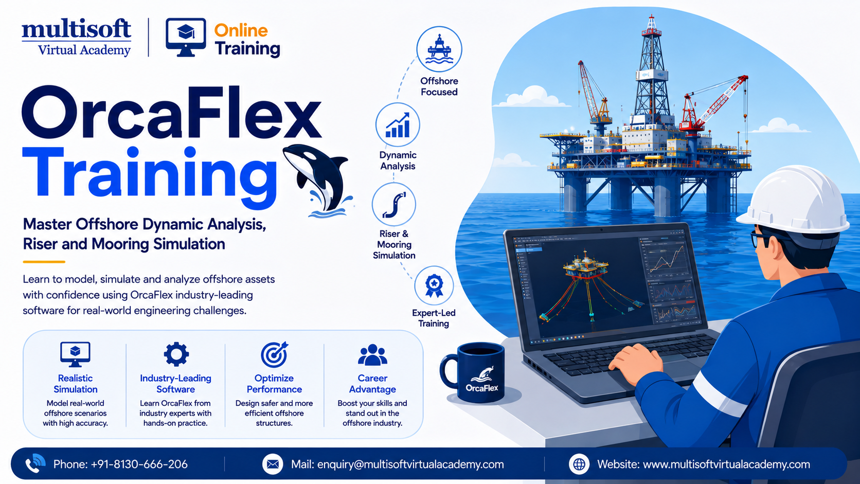 OrcaFlex Training: Master Offshore Dynamic Analysis, Riser and Mooring Simulation