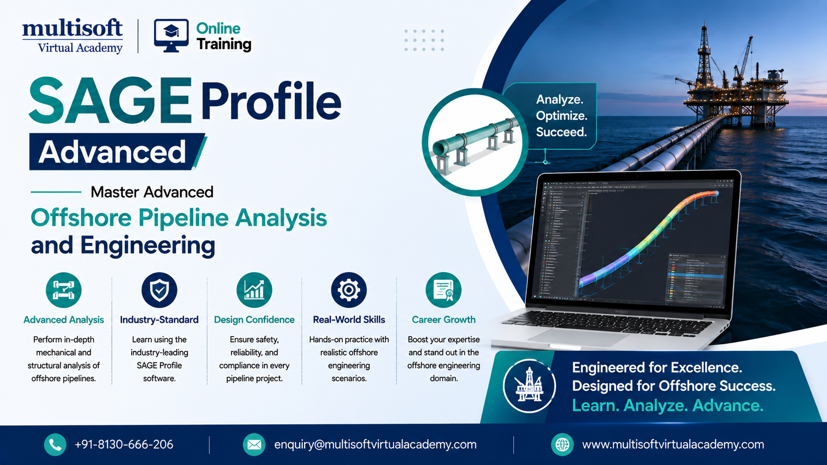 SAGE Profile Advanced: Master Advanced Offshore Pipeline Analysis and Engineering