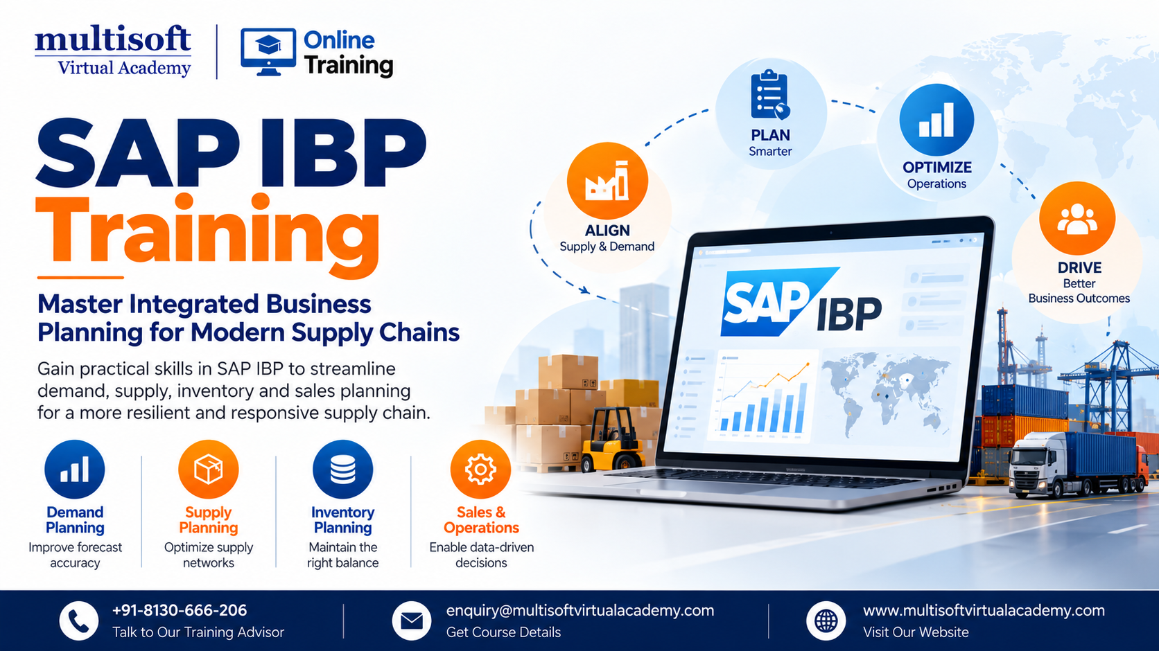 SAP IBP Training: Master Integrated Business Planning for Modern Supply Chains
