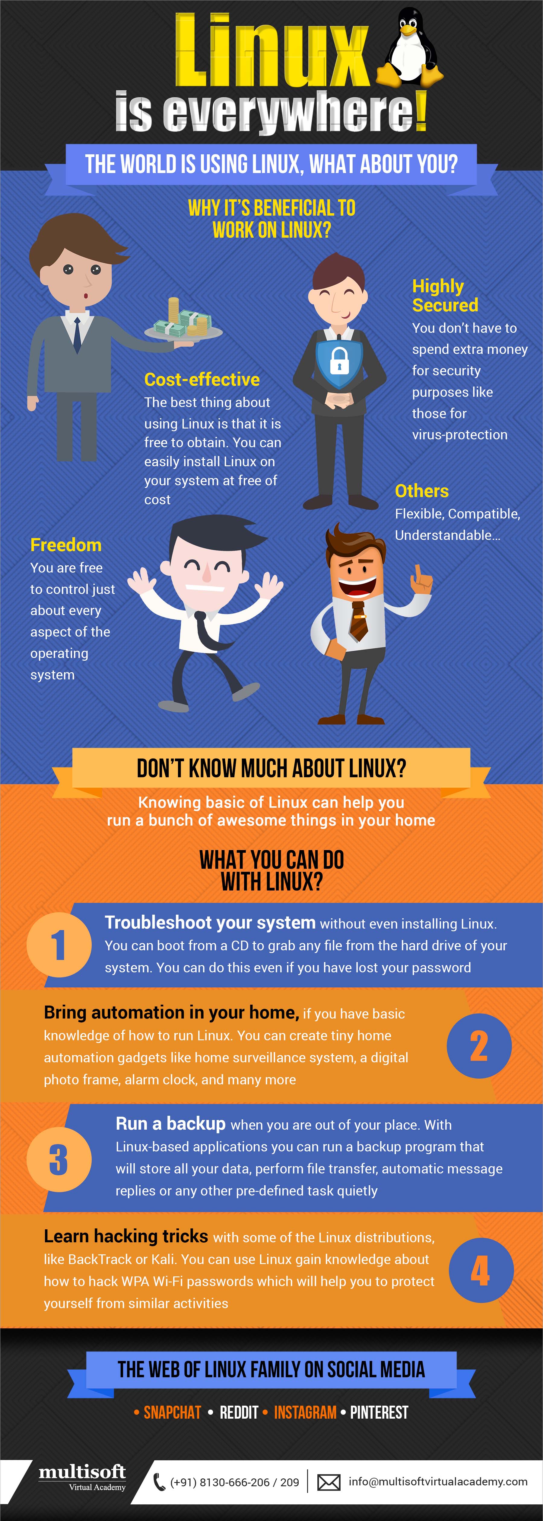 Why it's beneficial to work on LINUX?