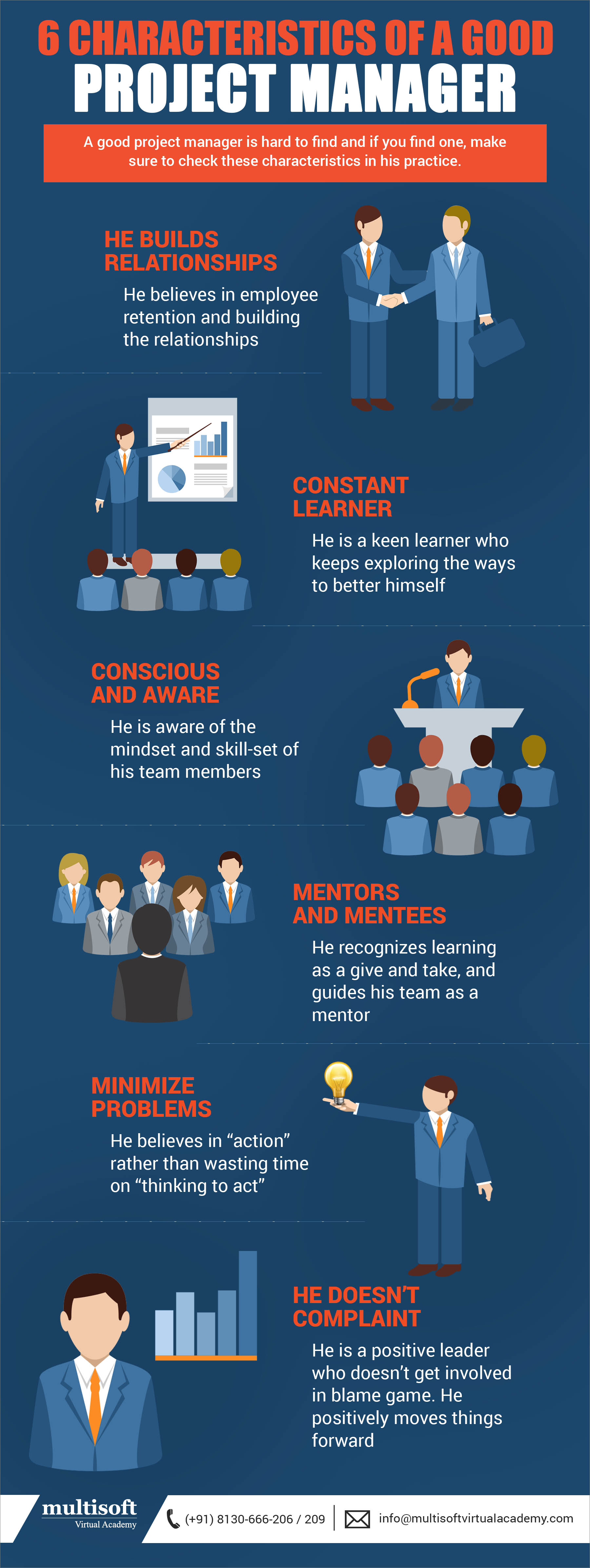 6 Characteristics of a Good Project Manager