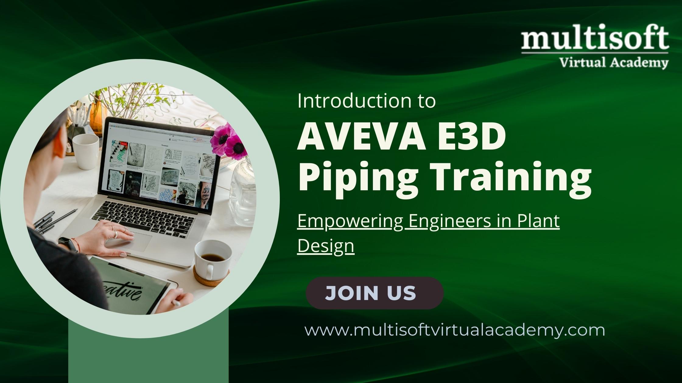 Introduction to AVEVA E3D Piping Training: Empowering Engineers in Plant Design