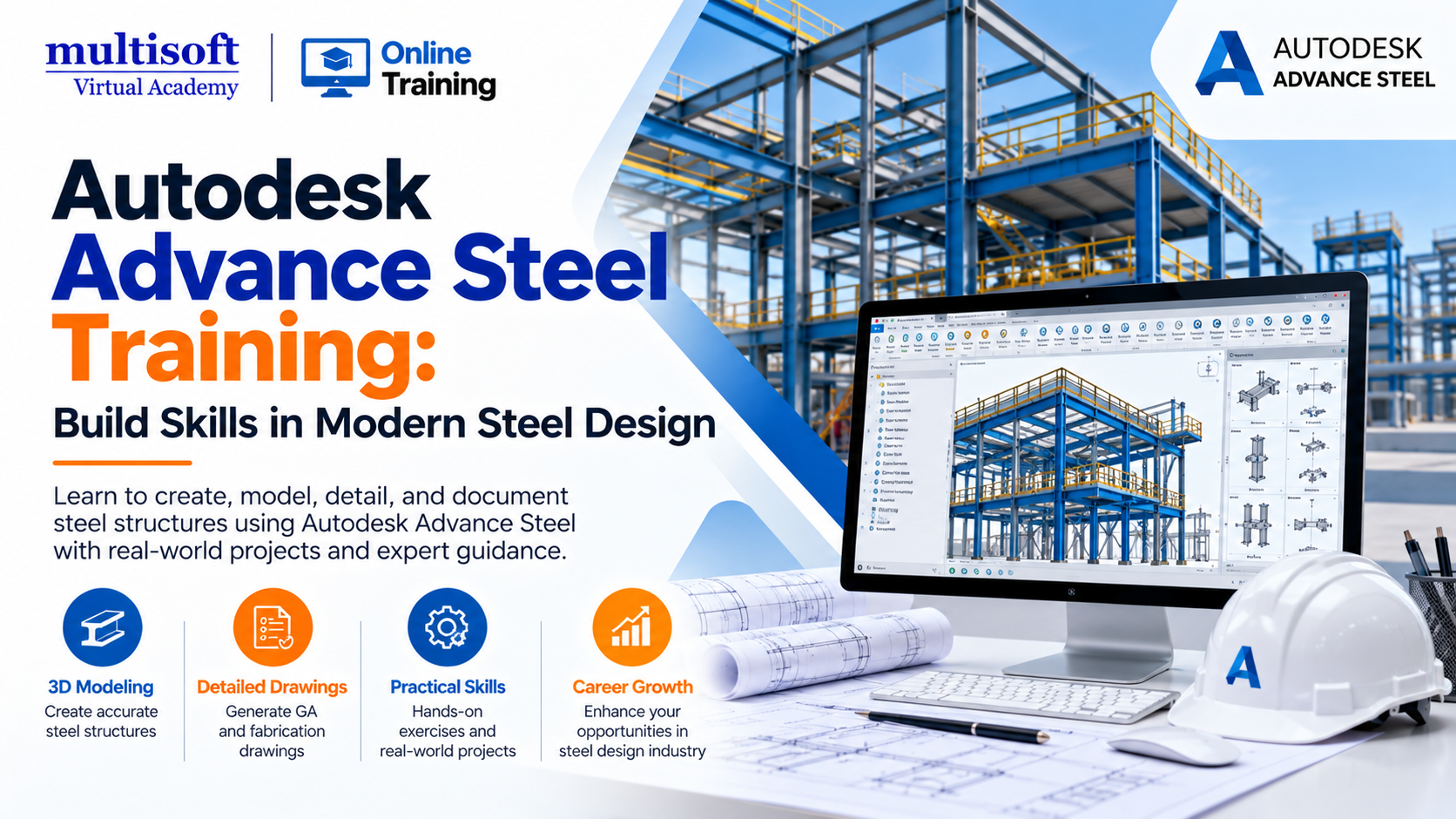 Autodesk Advance Steel Training: Build Skills in Modern Steel Design