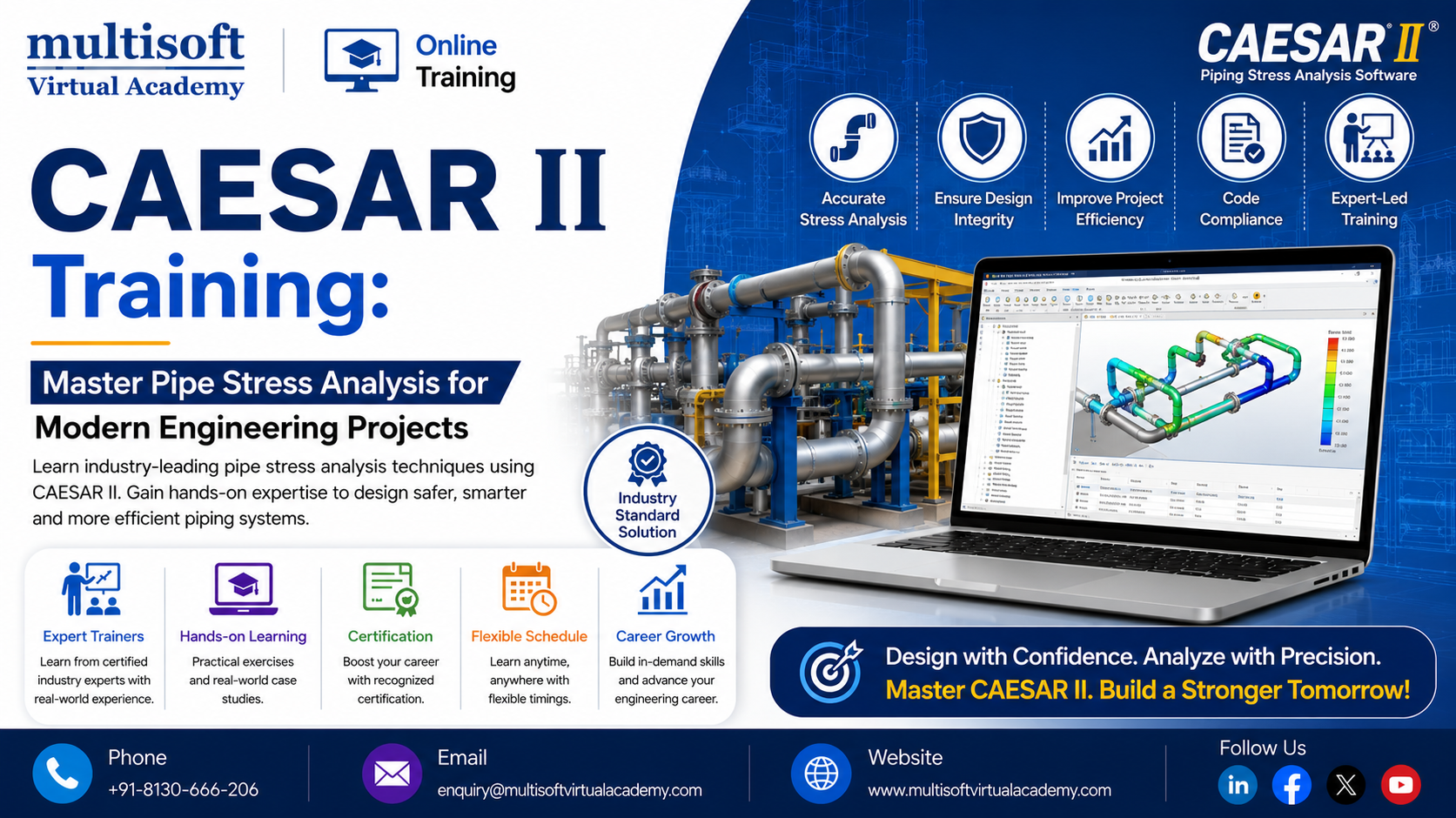 CAESAR II Training: Master Pipe Stress Analysis for Modern Engineering Projects
