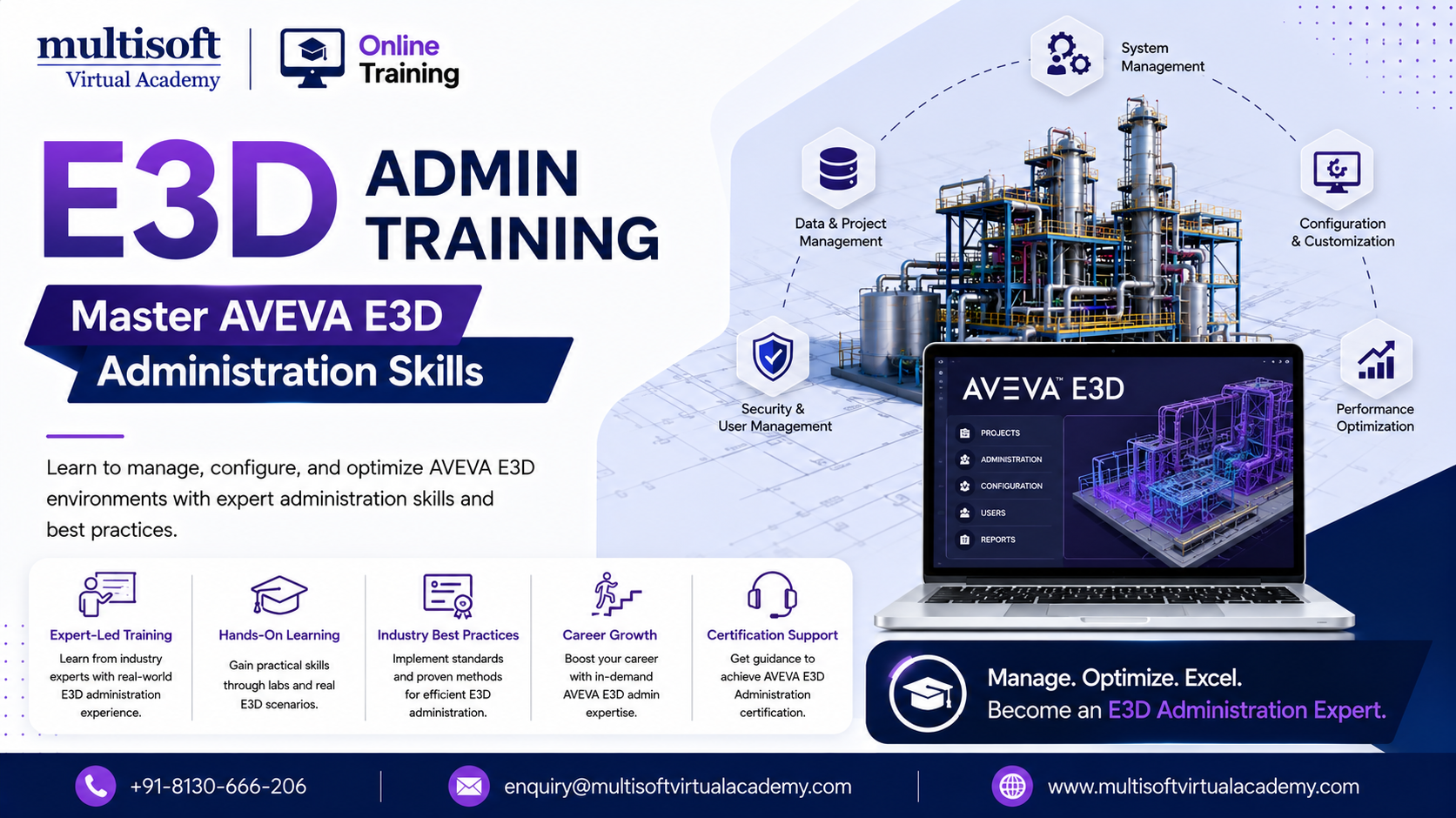 E3D Admin Training: Master AVEVA E3D Administration Skills