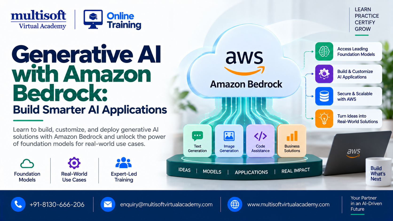 Generative AI with Amazon Bedrock: Build Smarter AI Applications