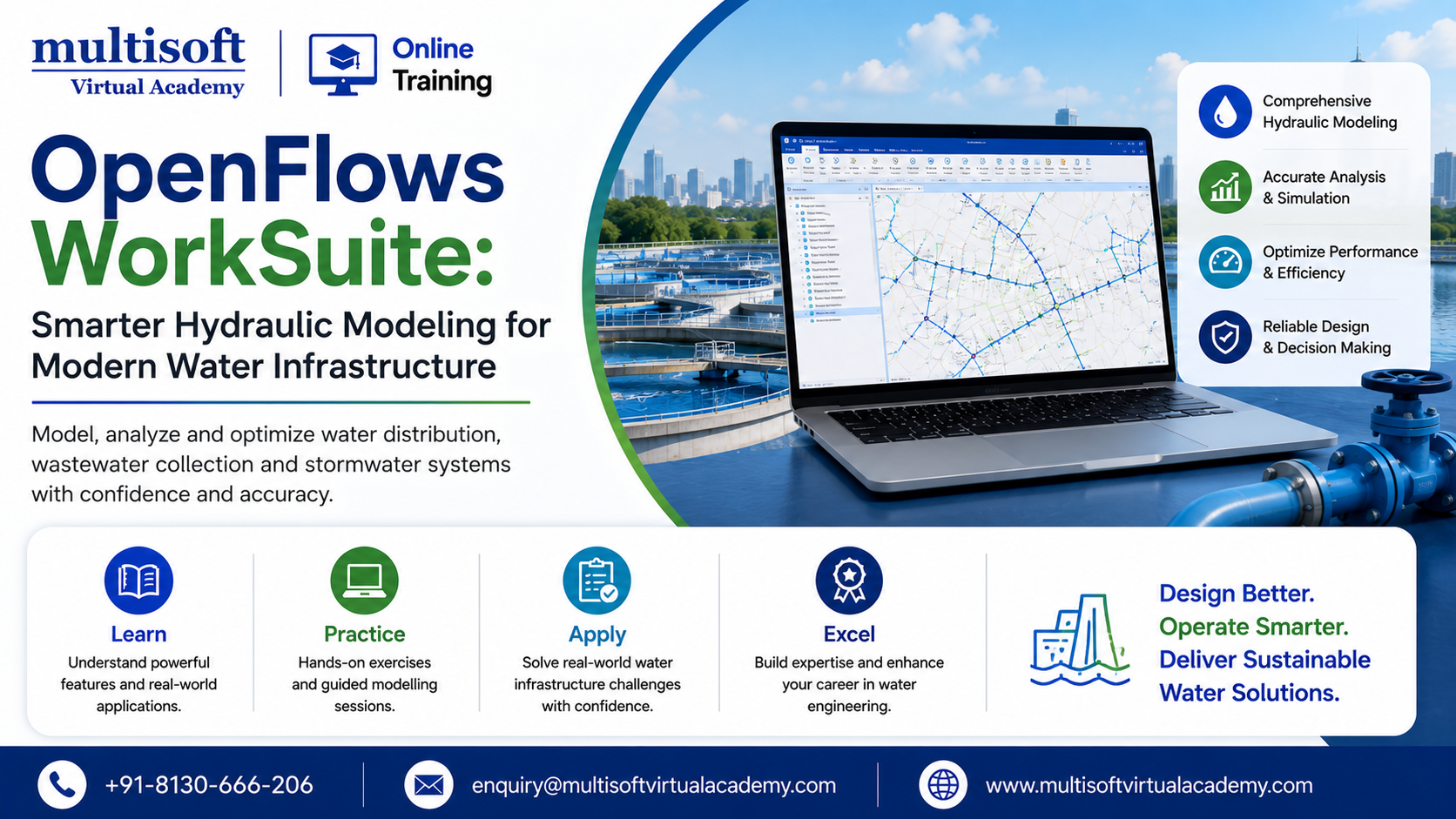 OpenFlows WorkSuite: Smarter Hydraulic Modeling for Modern Water Infrastructure