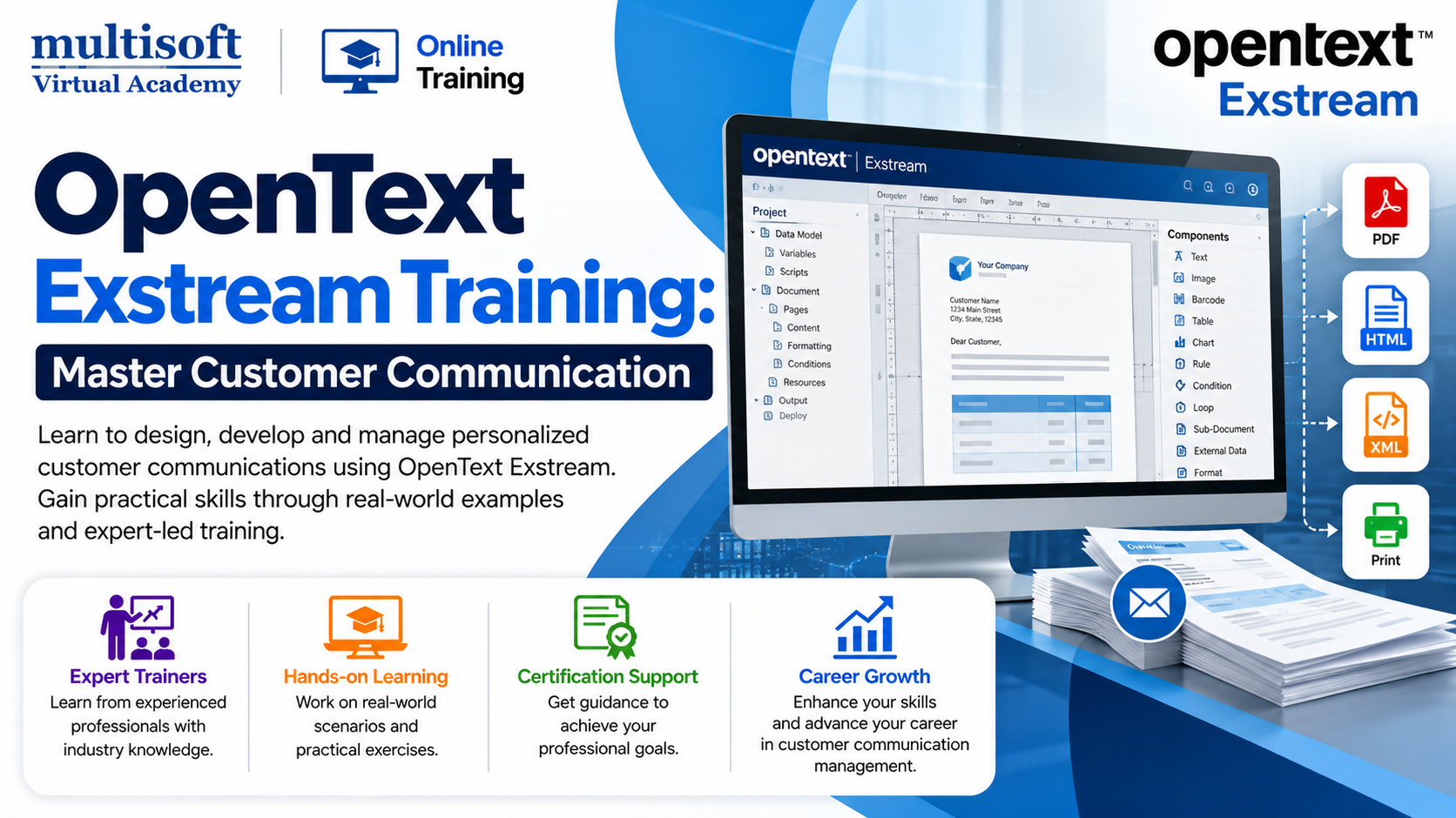 OpenText Exstream Training: Master Customer Communication