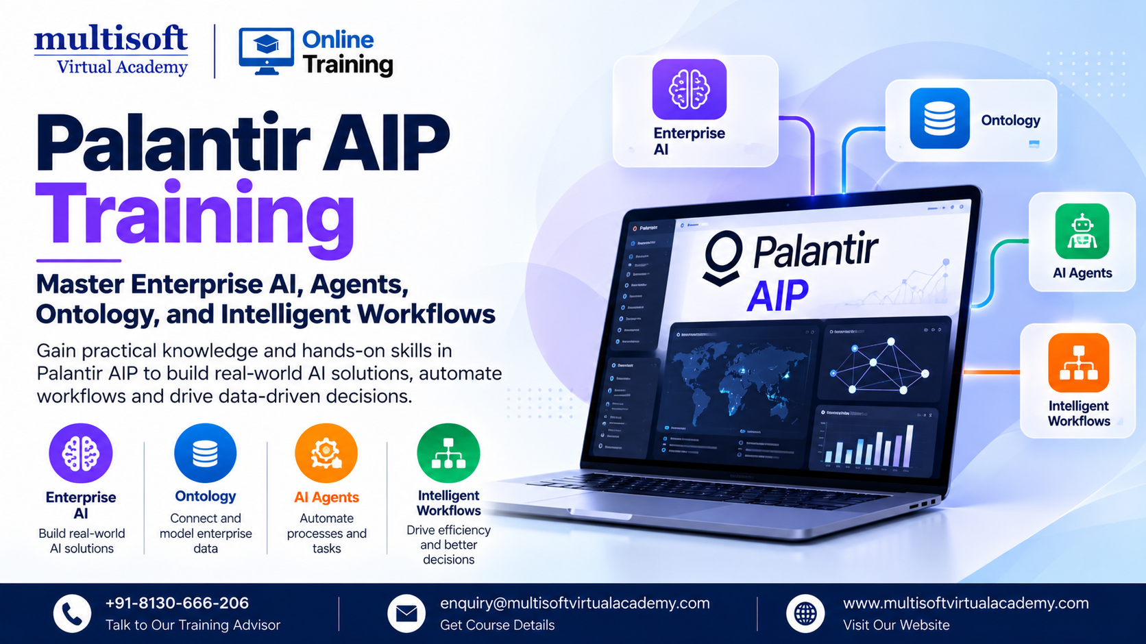 Palantir AIP Training: Master Enterprise AI, Agents, Ontology, and Intelligent Workflows