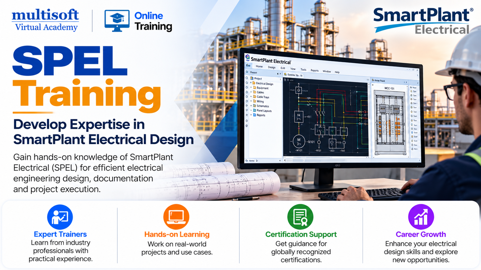 SPEL Training: Develop Expertise in SmartPlant Electrical Design